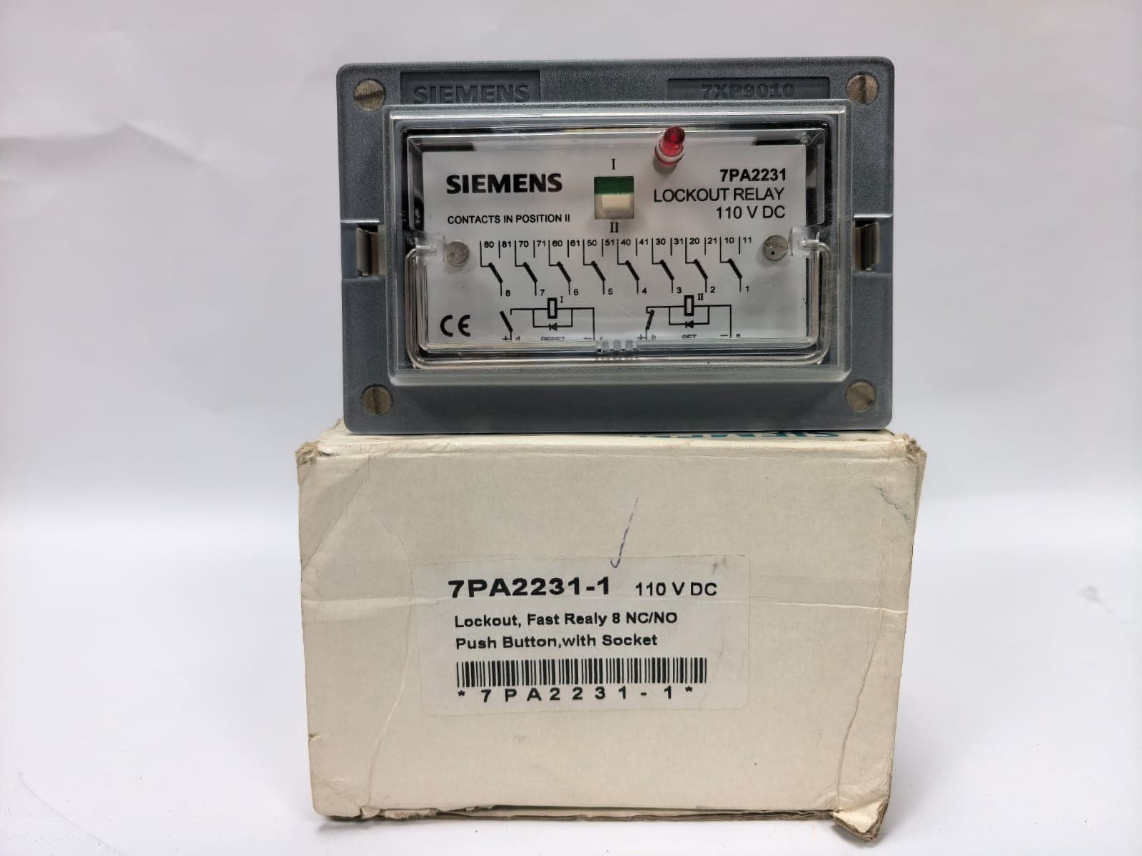 SIEMENS 7PA2231-1 FAST LOCK-OUT RELAY 110VDC