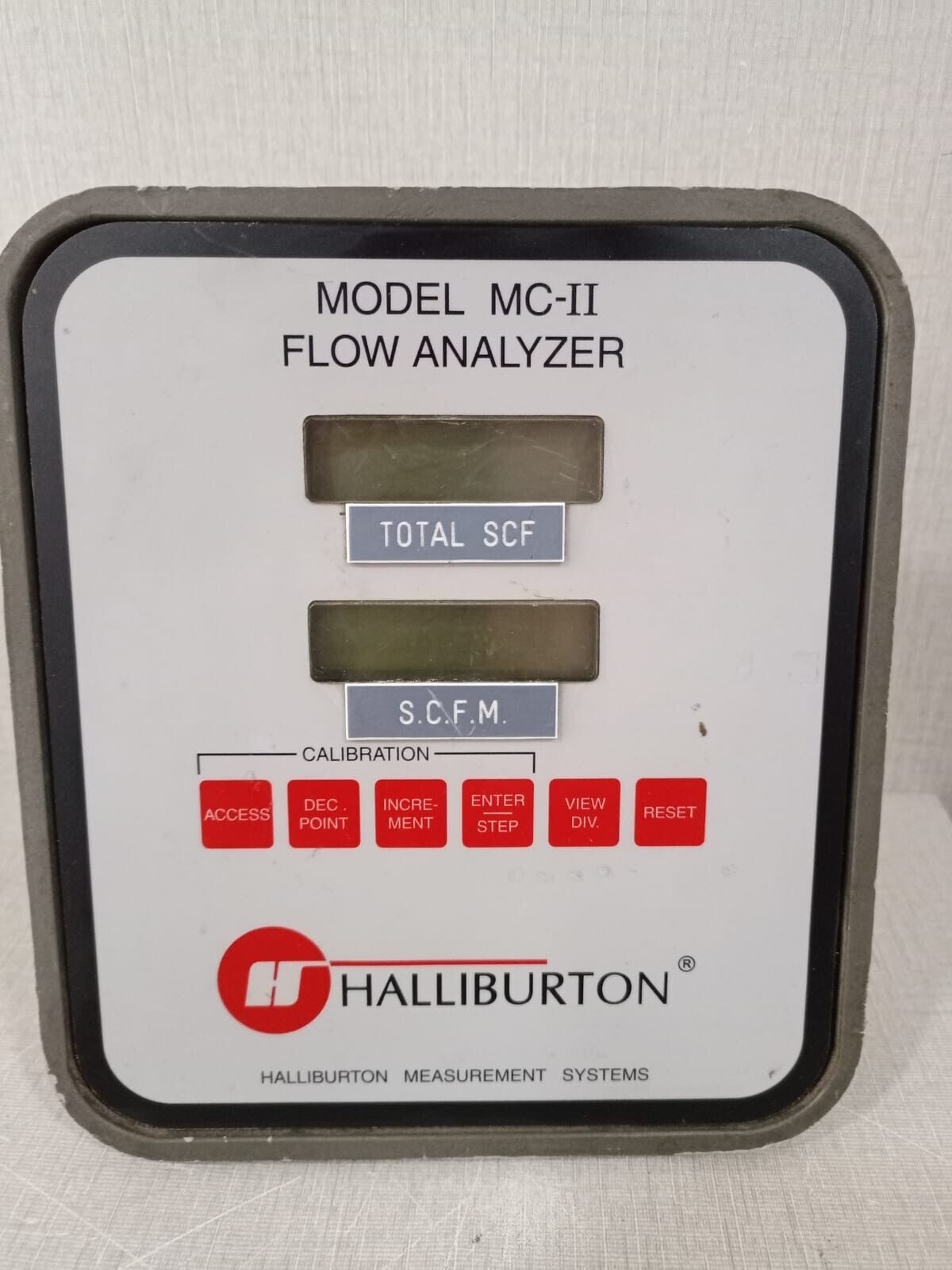 Used HALLIBURTON MC-II FLOW ANALYZER / NUFLO MCII - Orbit Surplus