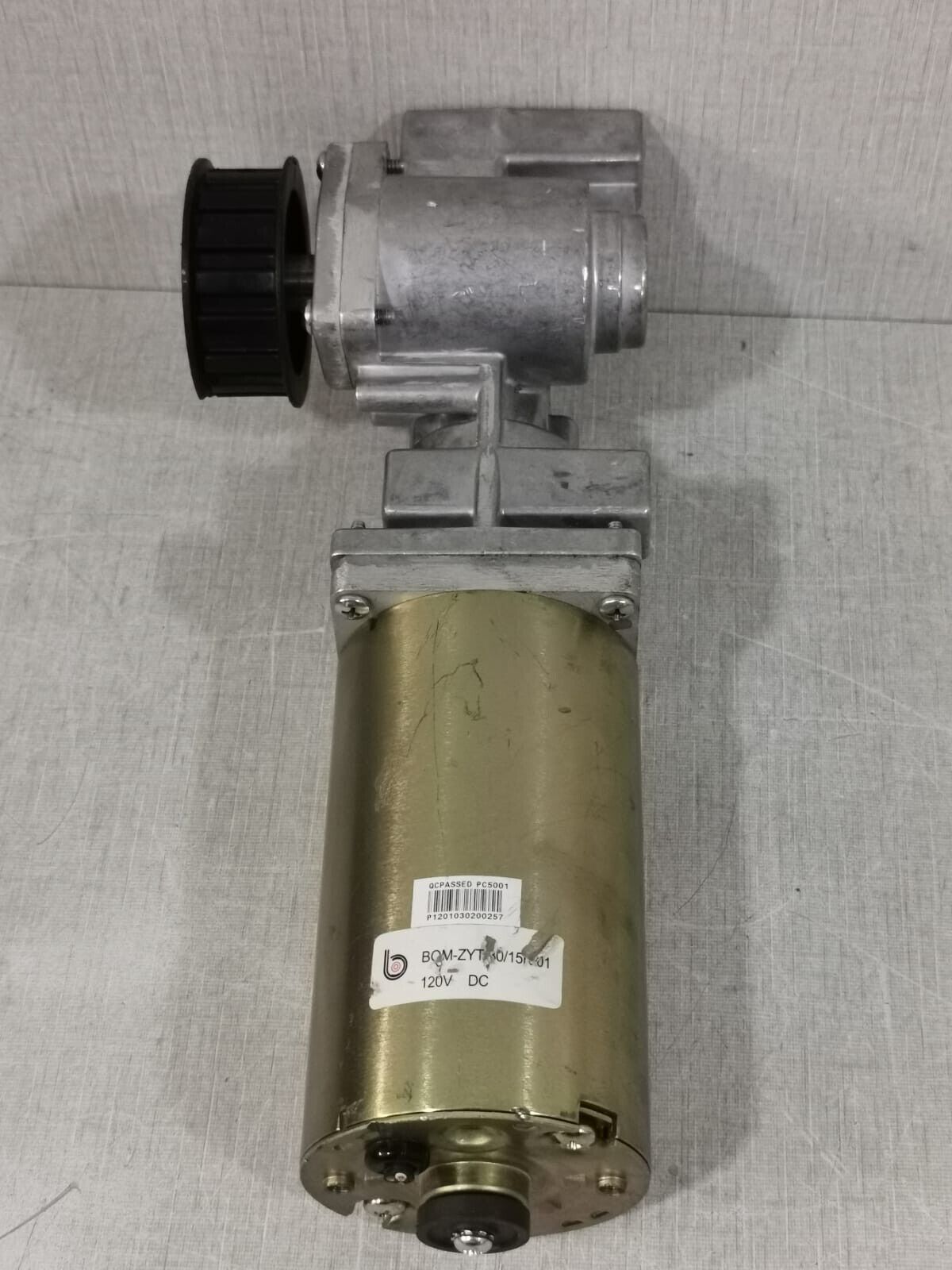 Used Stanley Bom Zyt 8015k 01 120v Dc Duraglide Automatic Door Gearmotor Orbit Surplus 4709